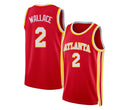 Atlanta #2 Wallace Player Basketball Sleeveless Red Jersey Keaton For Adult Youth