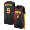 Atlanta #9 Nembhard Player Basketball Sleeveless Black Jersey Ryan For Adult Youth