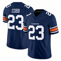 Auburn #23 Cobb Player College Football V Neck Short Sleeve Navy Jersey Jeremiah For Men Youth Women