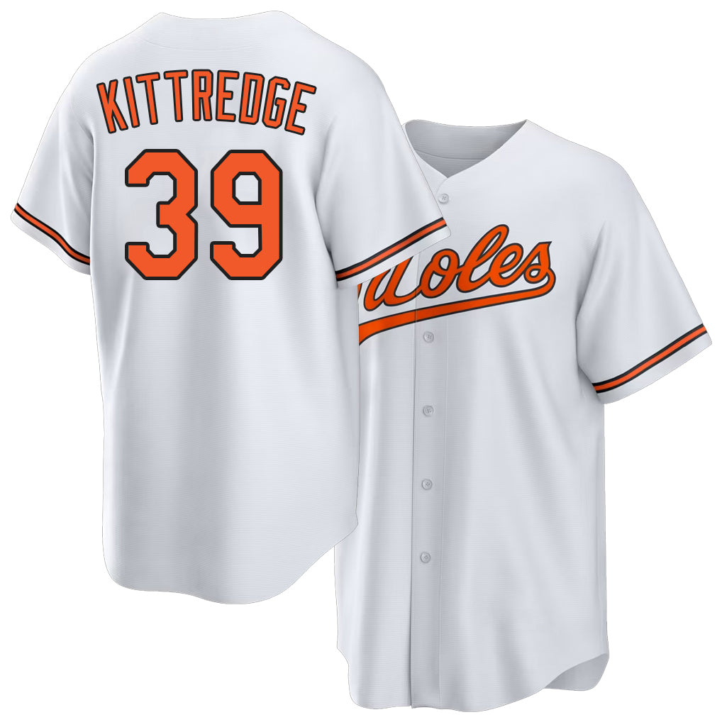Baltimore #39 Kittredge Player Baseball Short Sleeve White Jersey Andrew For Men Women Youth Gift
