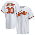 Baltimore #30 Taveras Player Baseball Short Sleeve White Jersey Leody For Men Women Youth Gift