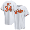 Baltimore #34 Baz Player Baseball Short Sleeve White Jersey Shane For Men Women Youth Gift