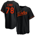 Baltimore #78 Cano Player Baseball Short Sleeve Black Jersey Yennier For Men Women Youth Gift