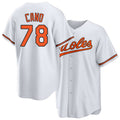 Baltimore #78 Cano Player Baseball Short Sleeve White Jersey Yennier For Men Women Youth Gift