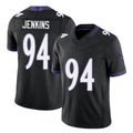 Baltimore #94 Jenkins Player Football V Neck Short Sleeve Black Jersey John For Men Youth Women Gift