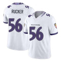 Baltimore #56 Rucker Player Football V Neck Short Sleeve White Jahquez Kaimon For Men Youth Women Gift