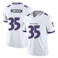 Baltimore #35 McDoom Player Football V Neck Short Sleeve White Matthew For Men Youth Women Gift