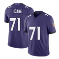 Baltimore #71 Ioane Player Football V Neck Short Sleeve Purple Jersey Olaivavega For Men Youth Women Gift