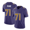 Baltimore #71 Ioane Player Football V Neck Short Sleeve Purple Jersey Olaivavega For Men Youth Women Gift