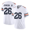 Chicago #26 Anthony Football V Neck Short Sleeve White Jersey  Johnson Jr. For Men Youth Women Gift