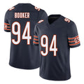 Chicago #94 Austin Football V Neck Short Sleeve Navy Jersey Booker For Men Youth Women Gift