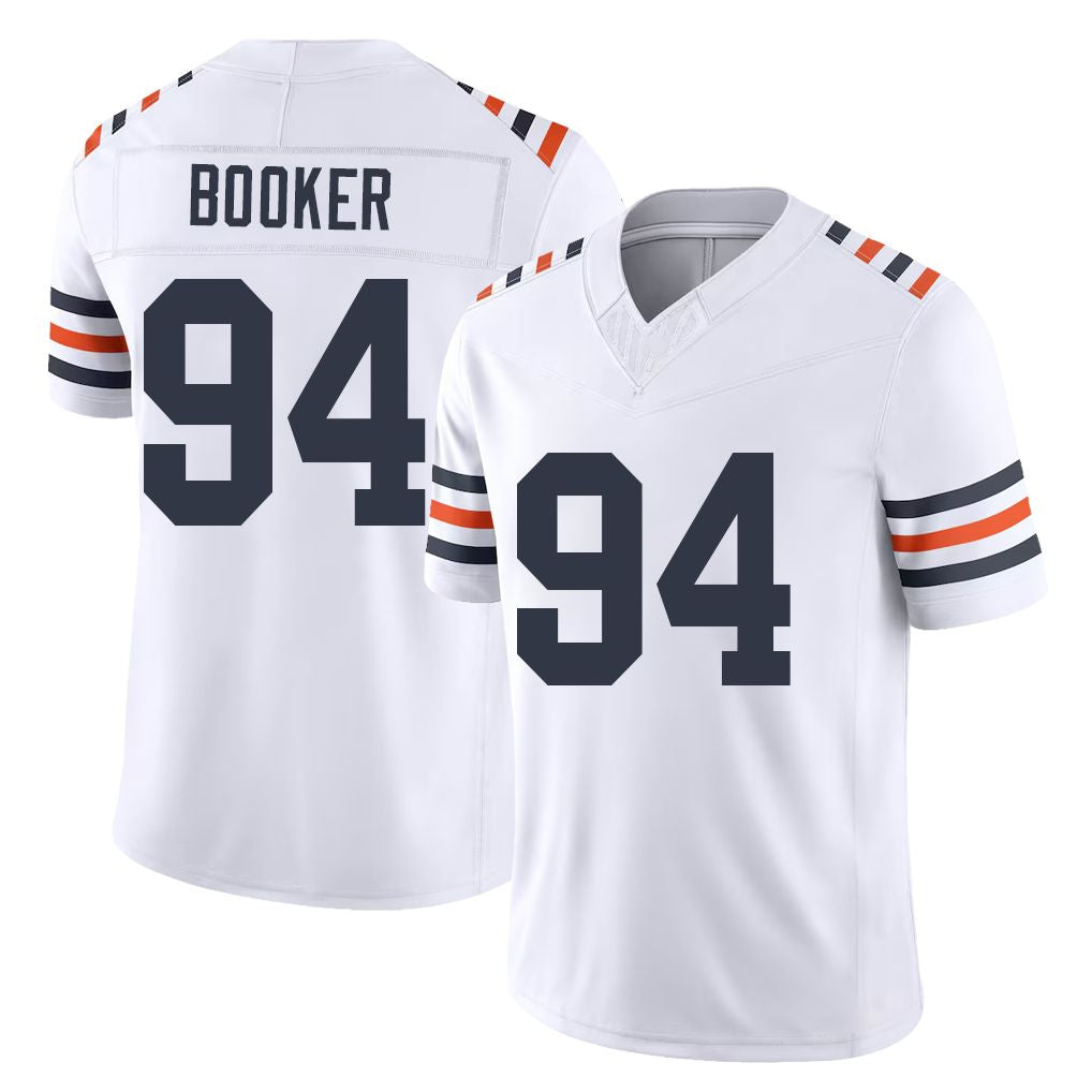 Chicago #94 Austin Football V Neck Short Sleeve White Jersey Booker For Men Youth Women Gift