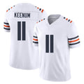 Chicago #11 Case Football V Neck Short Sleeve White Jersey Keenum For Men Youth Women Gift