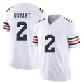 Chicago #2 Coby Football V Neck Short Sleeve White Jersey Bryant For Men Youth Women Gift
