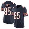 Chicago #85 Cole Football V Neck Short Sleeve Navy Jersey Kmet For Men Youth Women Gift