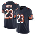 Chicago #23 Devin Football V Neck Short Sleeve Navy Jersey Hester For Men Youth Women Gift