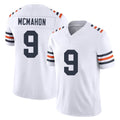 Chicago #9 Jim Football V Neck Short Sleeve White Jersey McMahon For Men Youth Women Gift