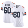 Chicago #60 Kyle Football V Neck Short Sleeve White Jersey Hergel For Men Youth Women Gift
