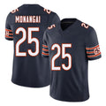 Chicago #25 Kyle Football V Neck Short Sleeve Navy Jersey Monangai For Men Youth Women Gift