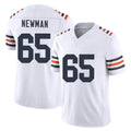 Chicago #65 Luke Football V Neck Short Sleeve White Jersey Newman For Men Youth Women Gift