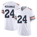 Chicago #24 Malik Football V Neck Short Sleeve White Jersey Muhammad For Men Youth Women Gift