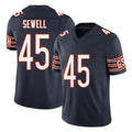Chicago #45 Nephi Football V Neck Short Sleeve Navy Jersey Sewell For Men Youth Women Gift