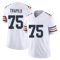 Chicago #75 Ozzy Football V Neck Short Sleeve White Jersey Trapilo For Men Youth Women Gift