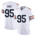 Chicago #95 Richard Football V Neck Short Sleeve White Jersey Dent For Men Youth Women Gift