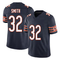 Chicago #32 Terell Football V Neck Short Sleeve Navy Jersey Smith For Men Youth Women Gift