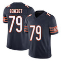 Chicago #79 Theo Football V Neck Short Sleeve Navy Jersey Benedet For Men Youth Women Gift