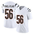 Cincinnati #56 Powell-Ryland Player Football V Neck Short Sleeve White Jersey Antwaun For Men Youth Women Gift
