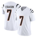 Cincinnati #7 Esiason Player Football V Neck Short Sleeve White Jersey Boomer For Men Youth Women Gift