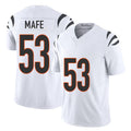 Cincinnati #53 Mafe Player Football V Neck Short Sleeve White Jersey Boye For Men Youth Women Gift