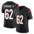 Cincinnati #62 Parker II Player Football V Neck Short Sleeve black Jersey Brian For Men Youth Women Gift