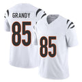 Cincinnati #85 Grandy Player Football V Neck Short Sleeve White Jersey Cam For Men Youth Women Gift
