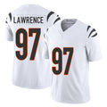 Cincinnati #97 Lawrence Player Football V Neck Short Sleeve White Jersey Dexter For Men Youth Women Gift