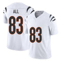Cincinnati #83 All Player Football V Neck Short Sleeve White Jersey Erick For Men Youth Women Gift