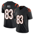 Cincinnati #83 All Player Football V Neck Short Sleeve black Jersey Erick For Men Youth Women Gift