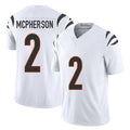 Cincinnati #2 McPherson Player Football V Neck Short Sleeve White Jersey Evan For Men Youth Women Gift