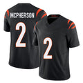 Cincinnati #2 McPherson Player Football V Neck Short Sleeve black Jersey Evan For Men Youth Women Gift
