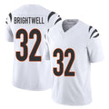 Cincinnati #32 Brightwell Player Football V Neck Short Sleeve White Jersey Gary For Men Youth Women Gift