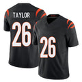Cincinnati #26 Taylor Player Football V Neck Short Sleeve black Jersey Ja'Sir For Men Youth Women Gift