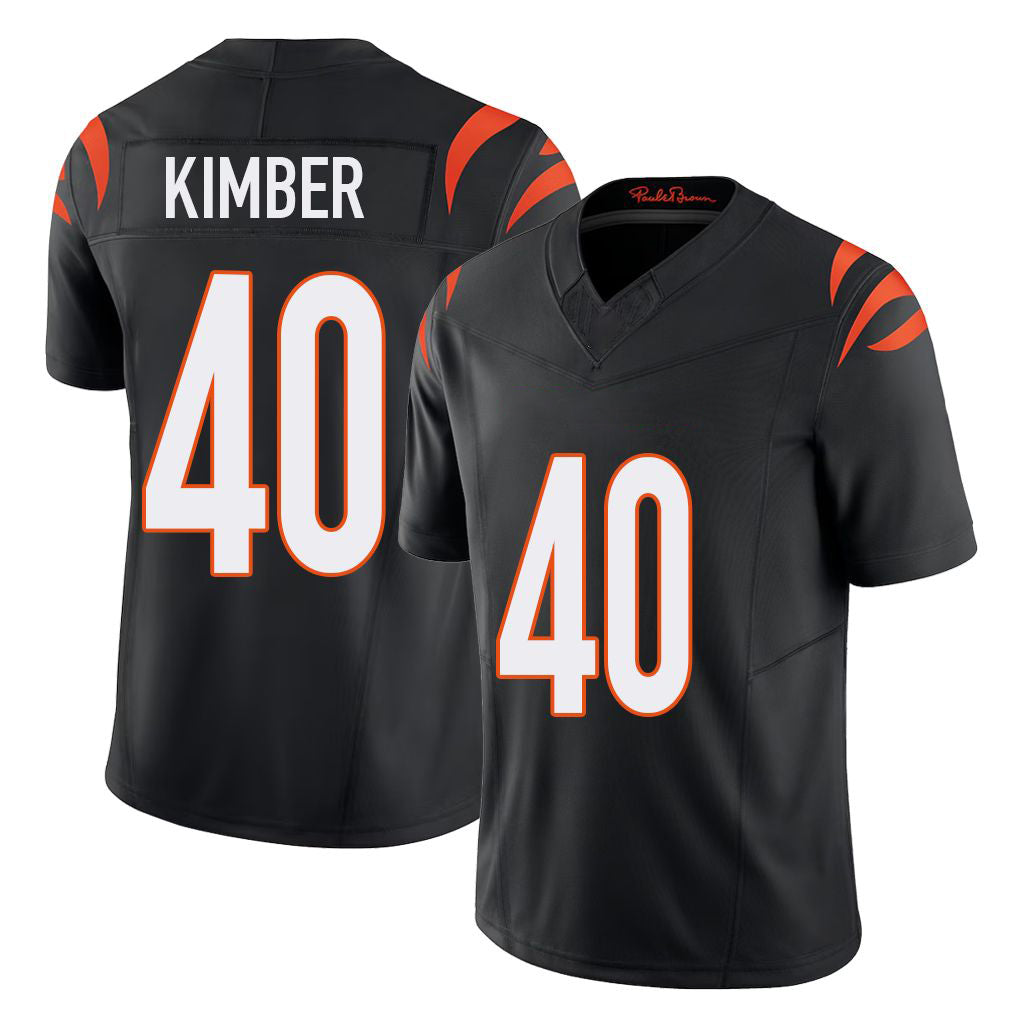Cincinnati #40 Kimber Player Football V Neck Short Sleeve black Jersey Jalen For Men Youth Women Gift