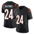 Cincinnati #24 Haynes Player Football V Neck Short Sleeve black Jersey Jamal For Men Youth Women Gift