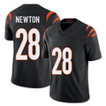 Cincinnati #28 Newton Player Football V Neck Short Sleeve black Jersey Josh For Men Youth Women Gift