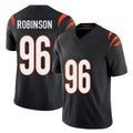Cincinnati #96 Robinson Player Football V Neck Short Sleeve black Jersey Landon For Men Youth Women Gift