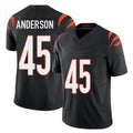 Cincinnati #45 Anderson Player Football V Neck Short Sleeve black Jersey Liam For Men Youth Women Gift