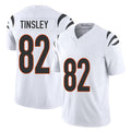 Cincinnati #82 Tinsley Player Football V Neck Short Sleeve White Jersey Mitchell For Men Youth Women Gift