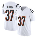 Cincinnati #37 Jules Player Football V Neck Short Sleeve White Jersey PJ For Men Youth Women Gift
