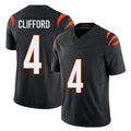 Cincinnati #4 Clifford Player Football V Neck Short Sleeve black Jersey Sean For Men Youth Women Gift